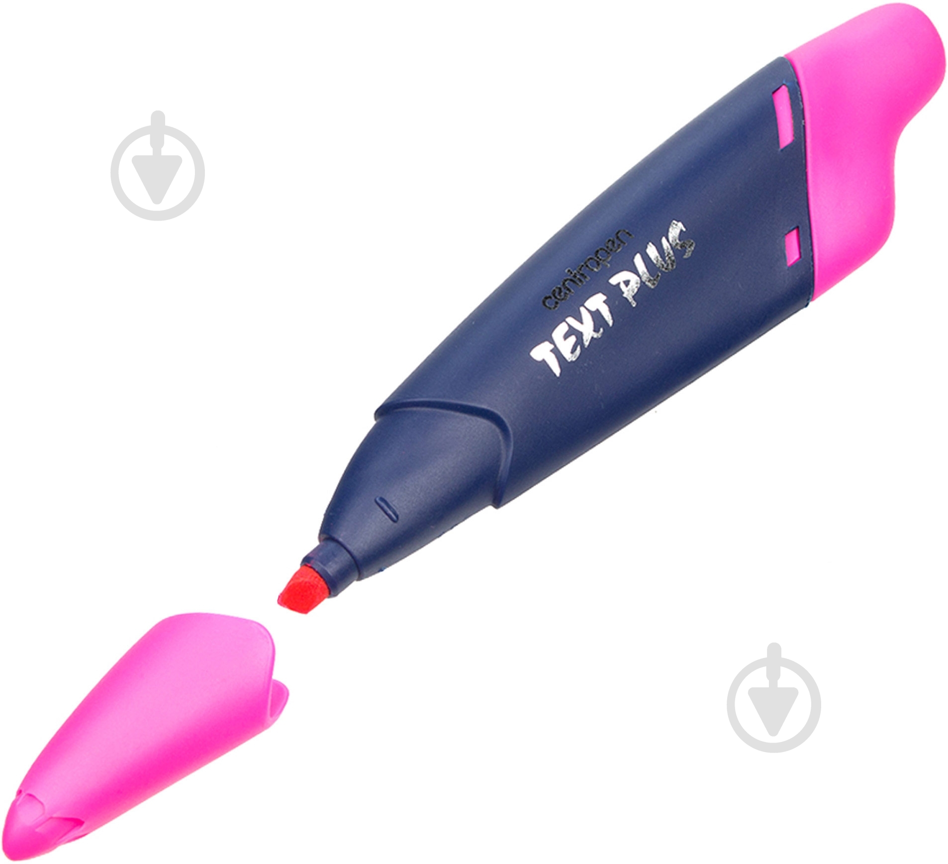 Маркер текстовый Centropen TextPlus 1-4.6 мм 8122 розовый - фото 1