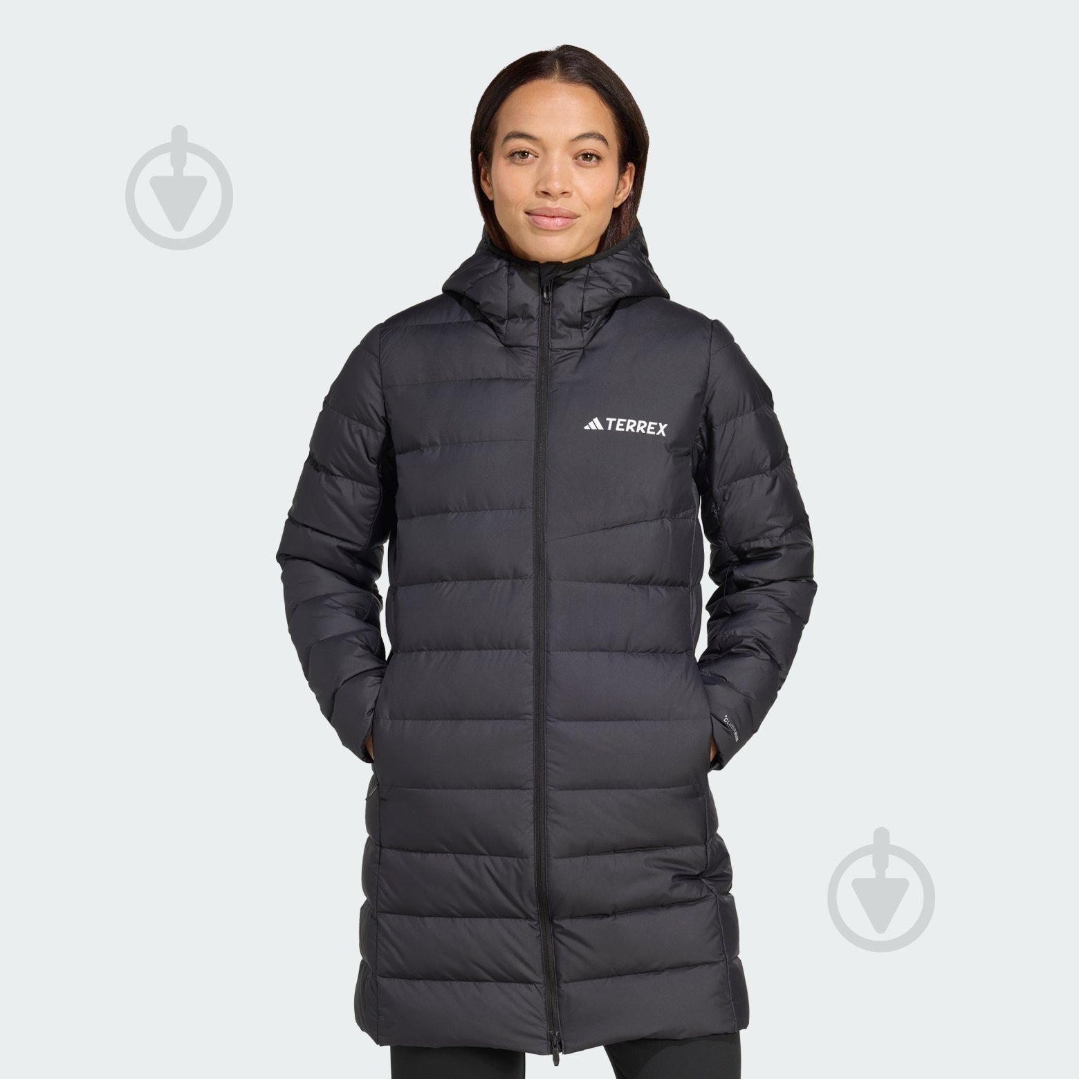 Пуховик женский зимний Adidas W MT DOWN PARKA JM8729 р.XS черный - фото 1