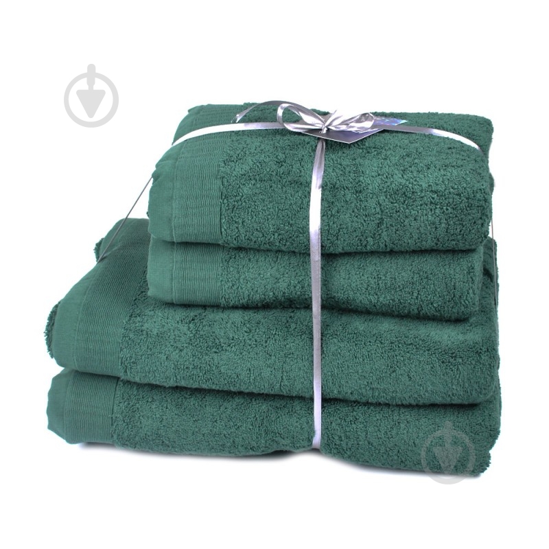 Набор полотенец Elation Forest темно-зеленый SoundSleep - фото 1