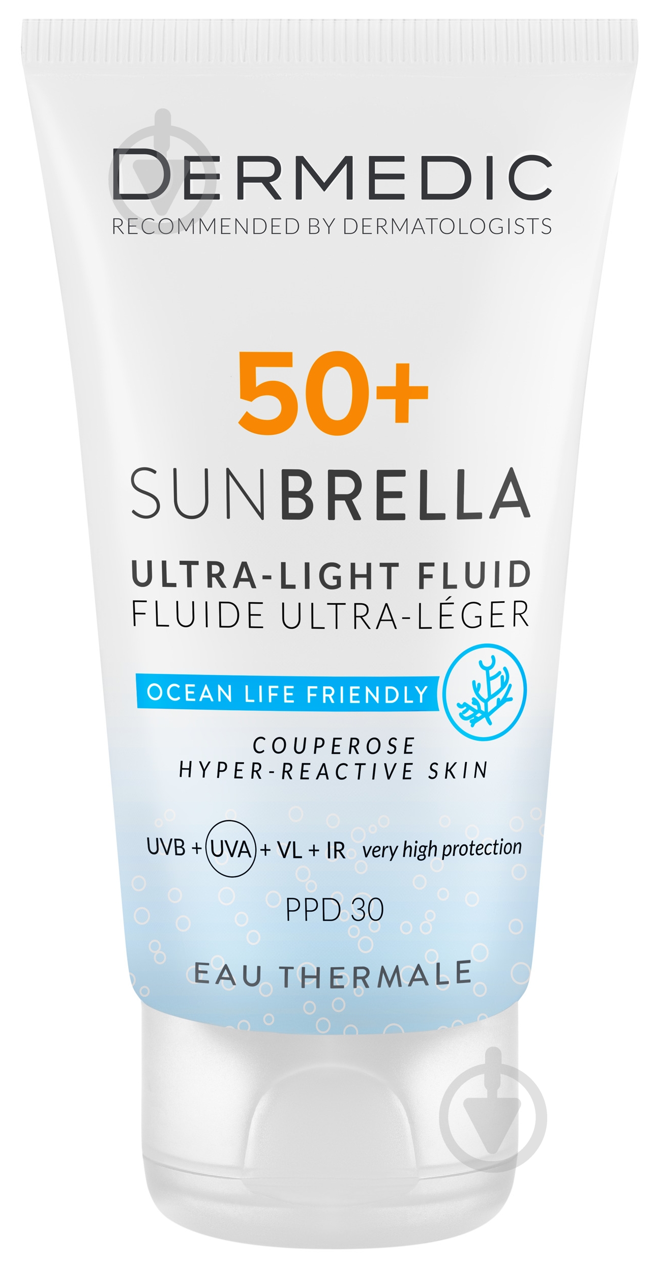 Флюид-спрей Dermedic SUNBRELLA ультралегкий защитный SPF 50+ 40 мл - фото 1