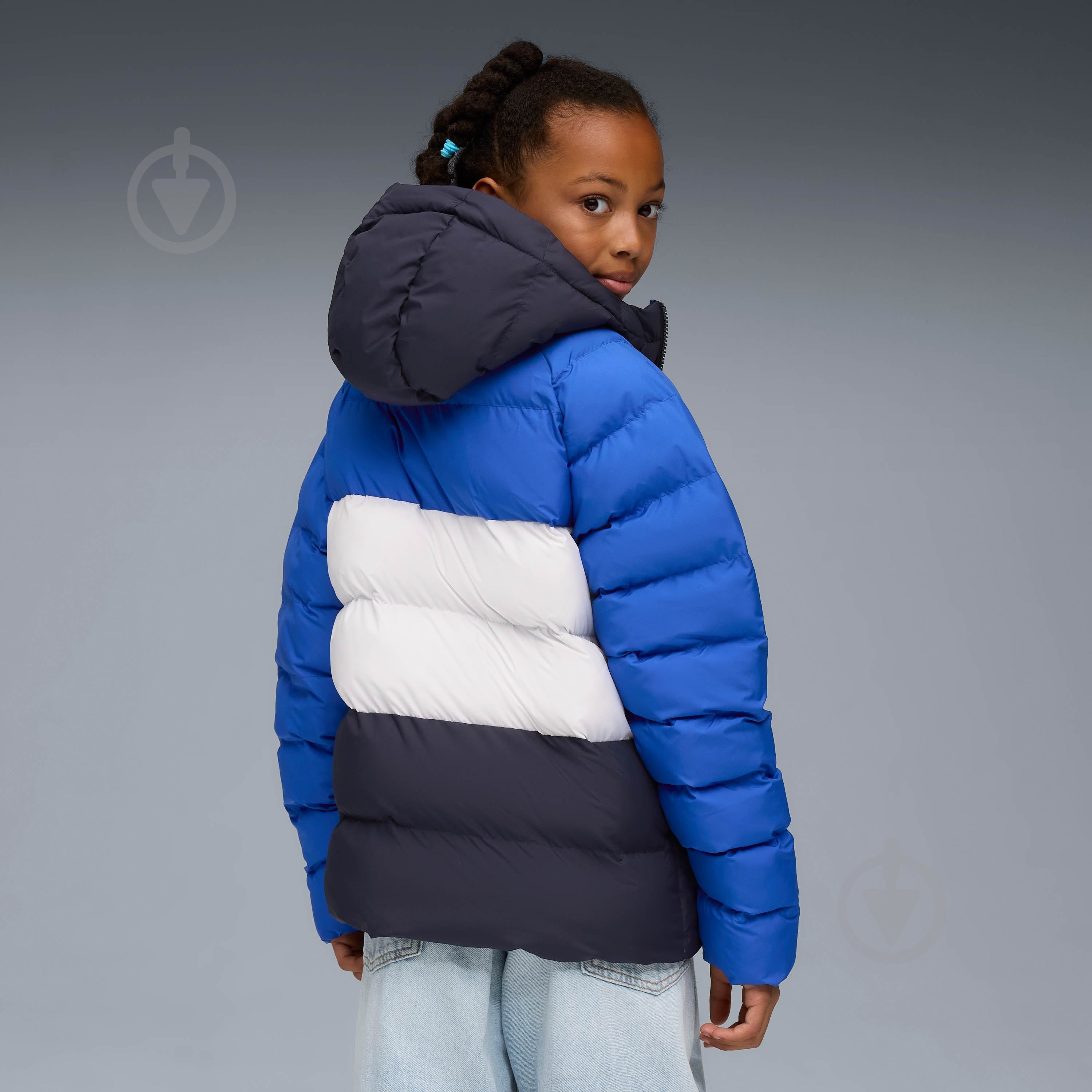 Куртка Puma Synthetic Hooded Puffer Jacket 68840413 р.164 - фото 2 Куртка Puma Synthetic Hooded Puffer Jacket 68840413 р.164 - фото 2