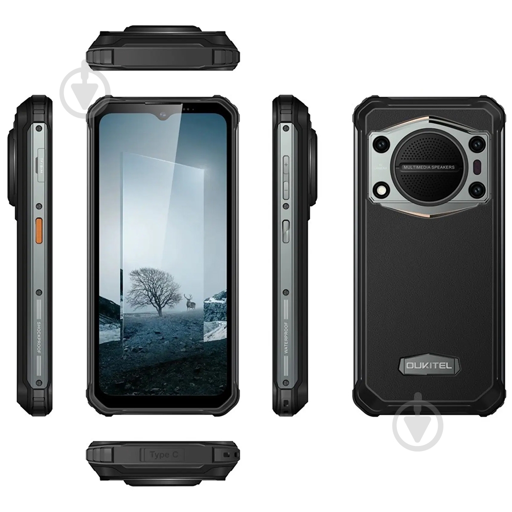 Смартфон Oukitel WP22 8/256GB black (6931940722896) - фото 13 Смартфон Oukitel WP22 8/256GB black (6931940722896) - фото 13