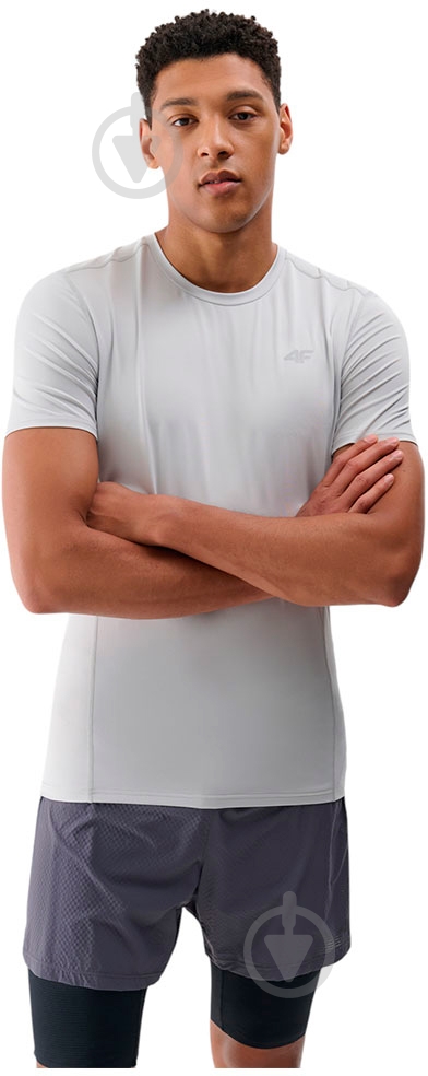 Футболка 4F 4FWSS25TFTSM1263-27S TSHIRT FNK р.L белый - фото 1