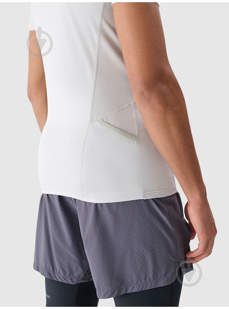 Футболка 4F 4FWSS25TFTSM1263-27S TSHIRT FNK р.L белый - фото 2