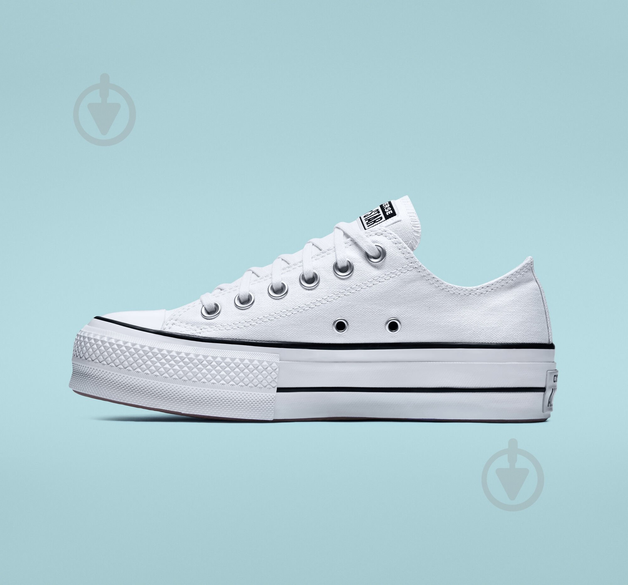 Кеды Converse CHUCK TAYLOR ALL STAR CANVAS PLATFORM 560251C р.42 белый - фото 1
