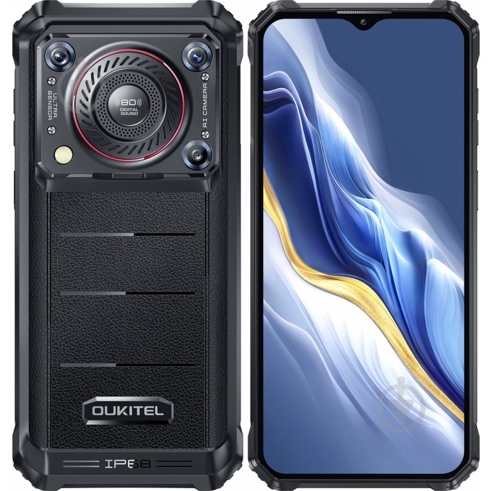 Смартфон Oukitel WP36 8/128GB black (6931940743563) - фото 1 Смартфон Oukitel WP36 8/128GB black (6931940743563) - фото 1