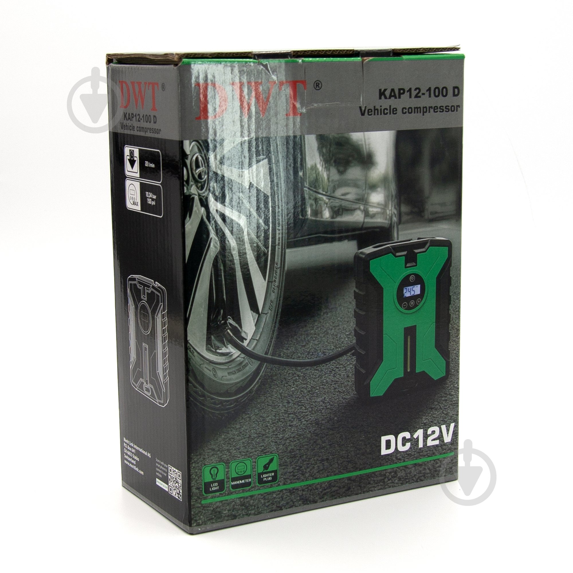Компресcор автомобильный DWT KAP12-100 D - фото 6