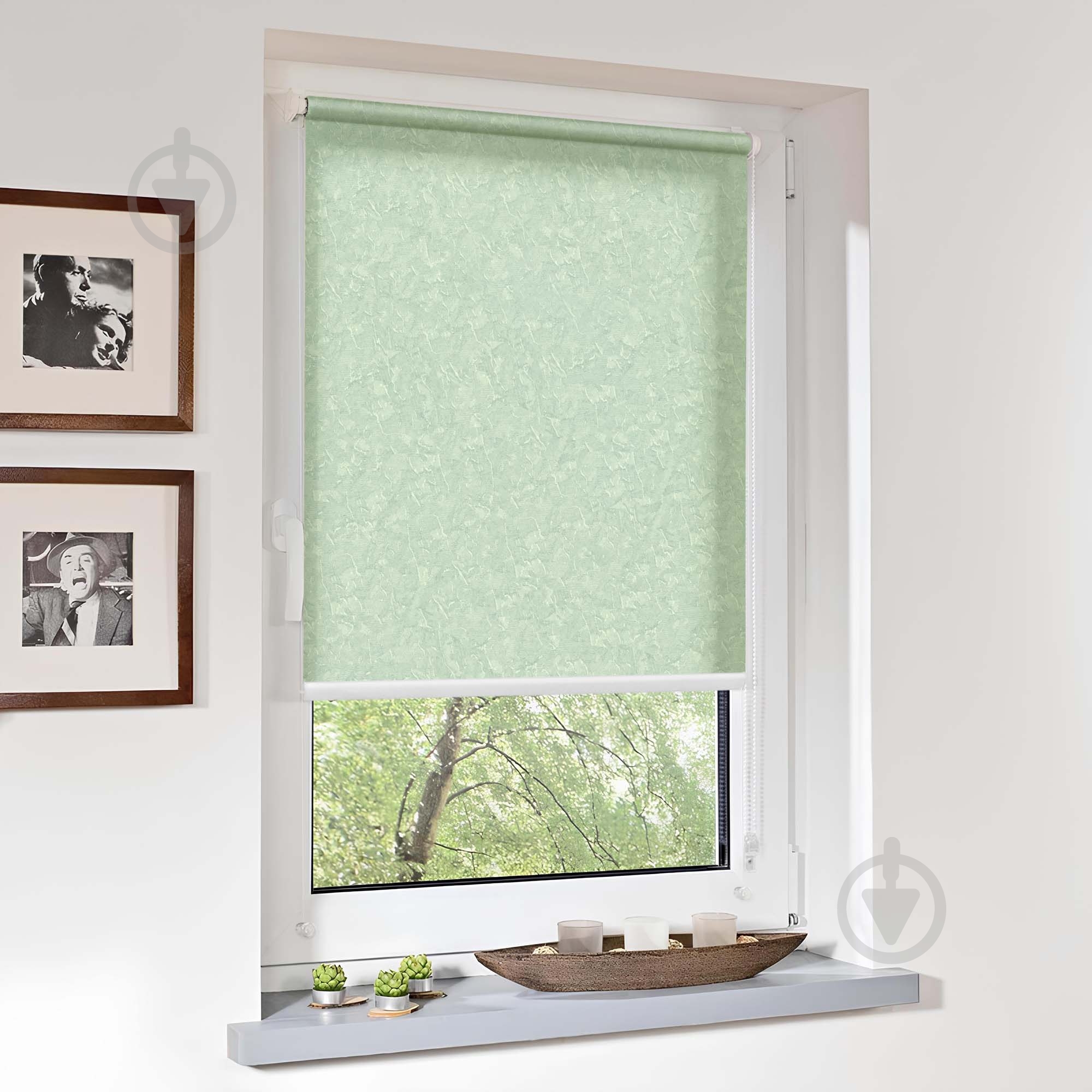 Ролета мини Rollotex MIRACLE с фиксацией под наклон Ментоловая 80x150 см - фото 2 Ролета мини Rollotex MIRACLE с фиксацией под наклон Ментоловая 80x150 см - фото 2