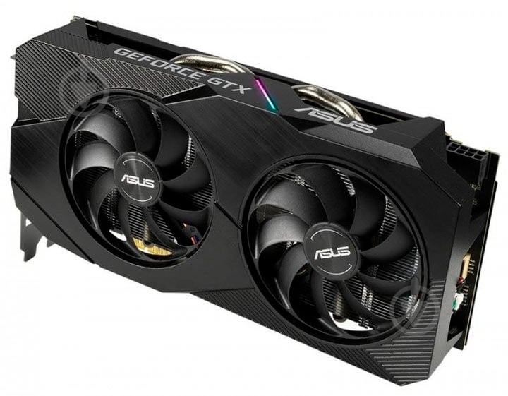 Видеокарта Asus GeForce GTX 1660 6GB GDDR5 192bit (DUAL-GTX1660-6G-EVO) - фото 1
