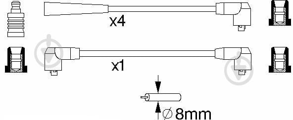 Старт-кабель Bosch 986356726 A м - фото 2