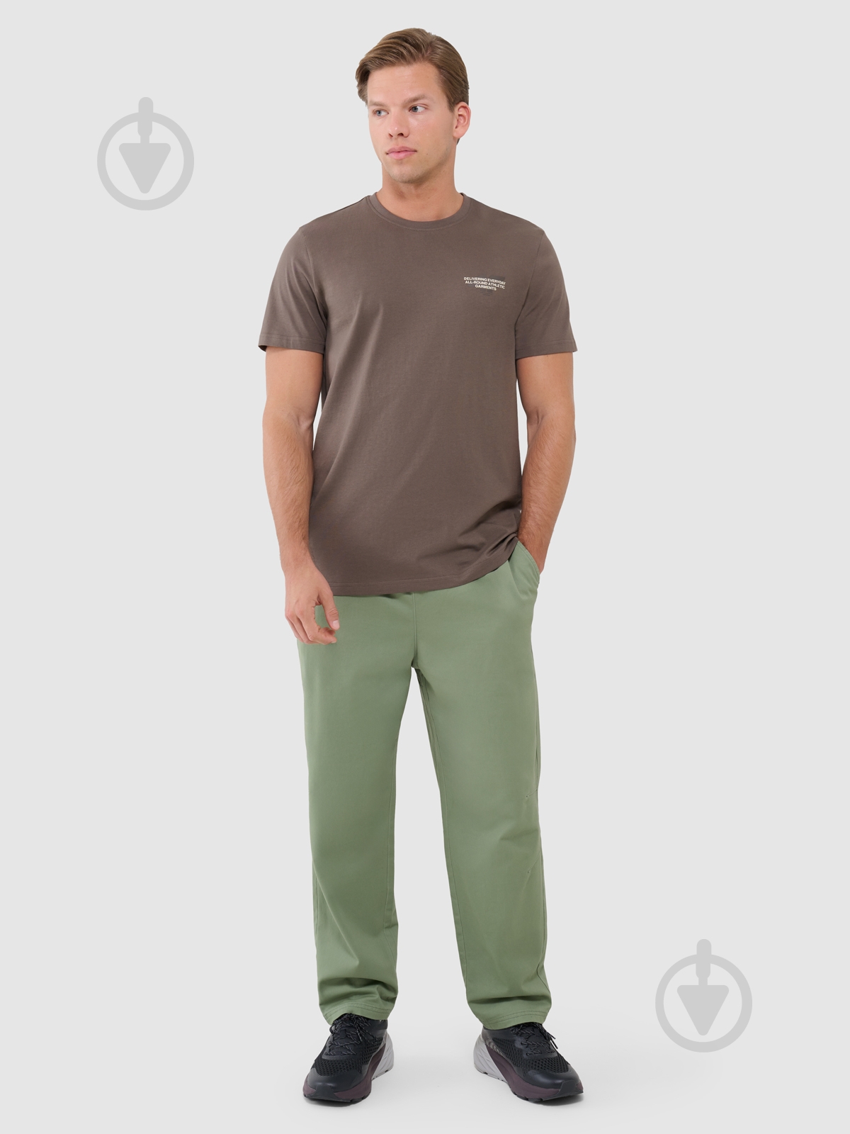 Футболка 4F TSHIRT M1974 р.L коричневий - фото 2 Футболка 4F TSHIRT M1974 р.L коричневий - фото 2