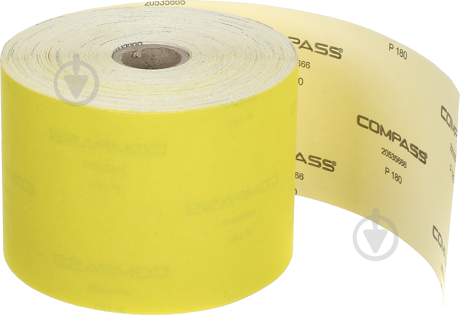 Наждачная бумага Compass P180 115 мм 1 м.п. - фото 1