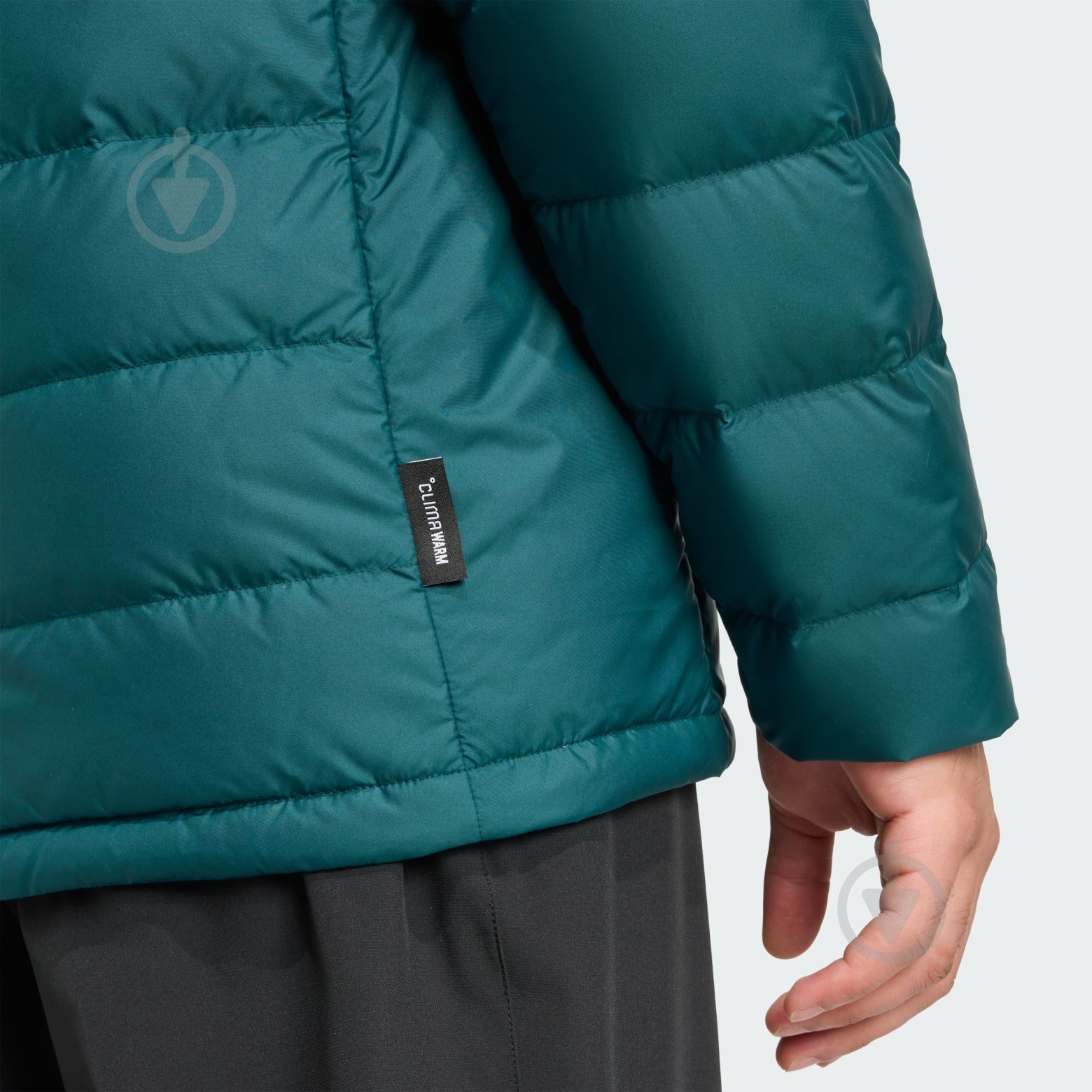 Пуховик чоловічий зимовий Adidas Mt Down Ho J JZ9970 р.2XL зелений - фото 5 Пуховик чоловічий зимовий Adidas Mt Down Ho J JZ9970 р.2XL зелений - фото 5