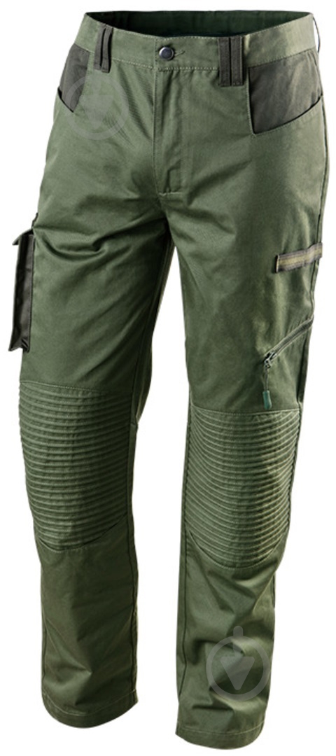 Брюки рабочие NEO tools CAMO р. M 81-222 зеленый - фото 1