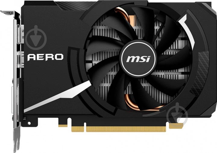 Видеокарта MSI GeForce GTX 1650 Super 4GB GDDR6 128bit (GTX 1650 SUPER AERO ITX OC) - фото 1 Видеокарта MSI GeForce GTX 1650 Super 4GB GDDR6 128bit (GTX 1650 SUPER AERO ITX OC) - фото 1