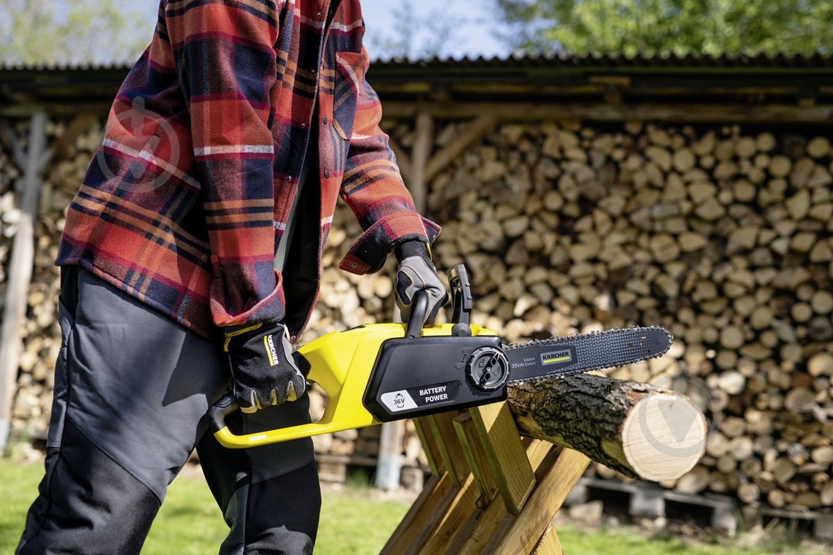 Пила цепная аккумуляторная Karcher CNS 36-35 Battery INT - фото 3 Пила цепная аккумуляторная Karcher CNS 36-35 Battery INT - фото 3