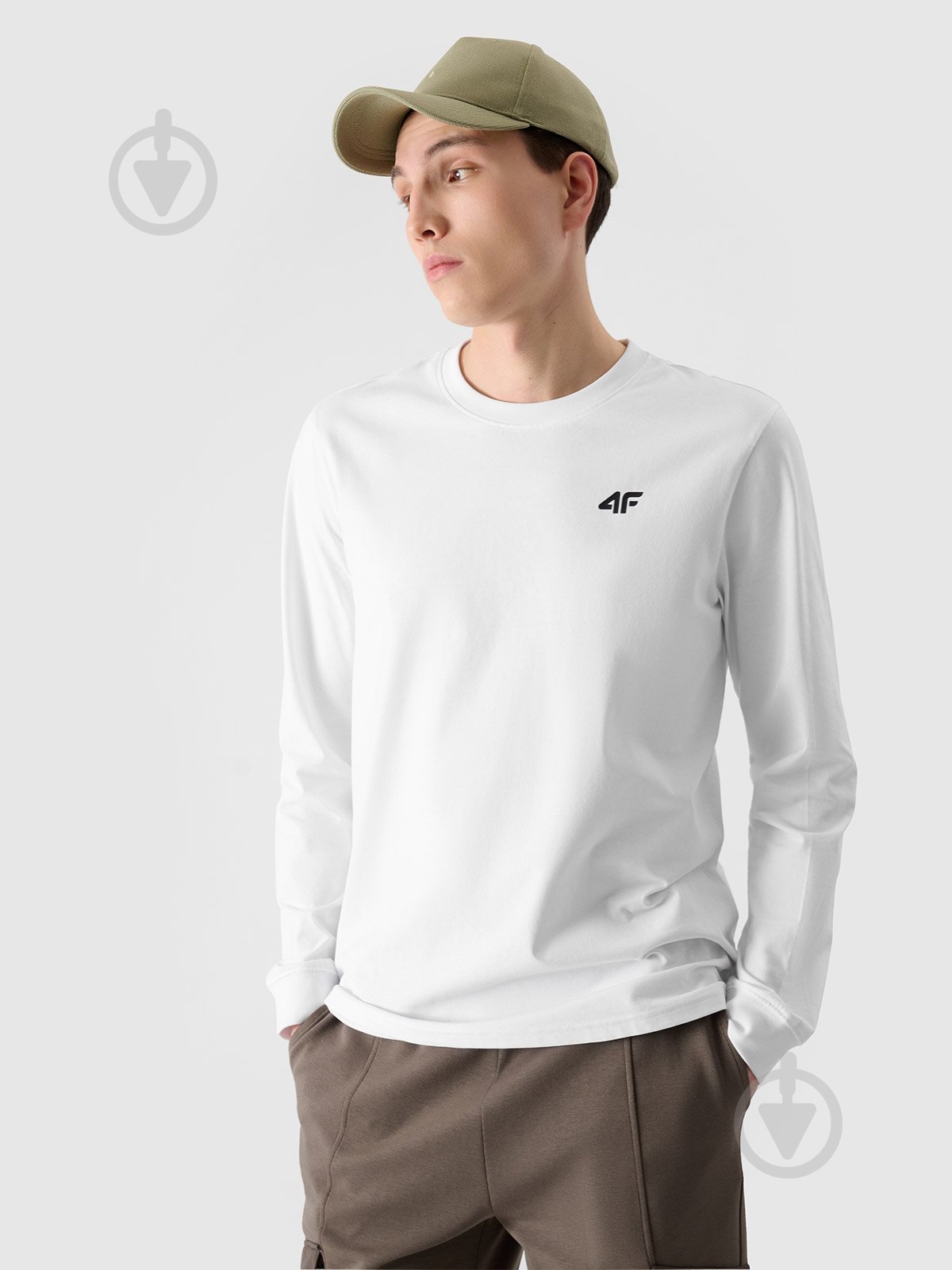 Футболка 4F LONGSLEEVE M432 р.L білий - фото 2