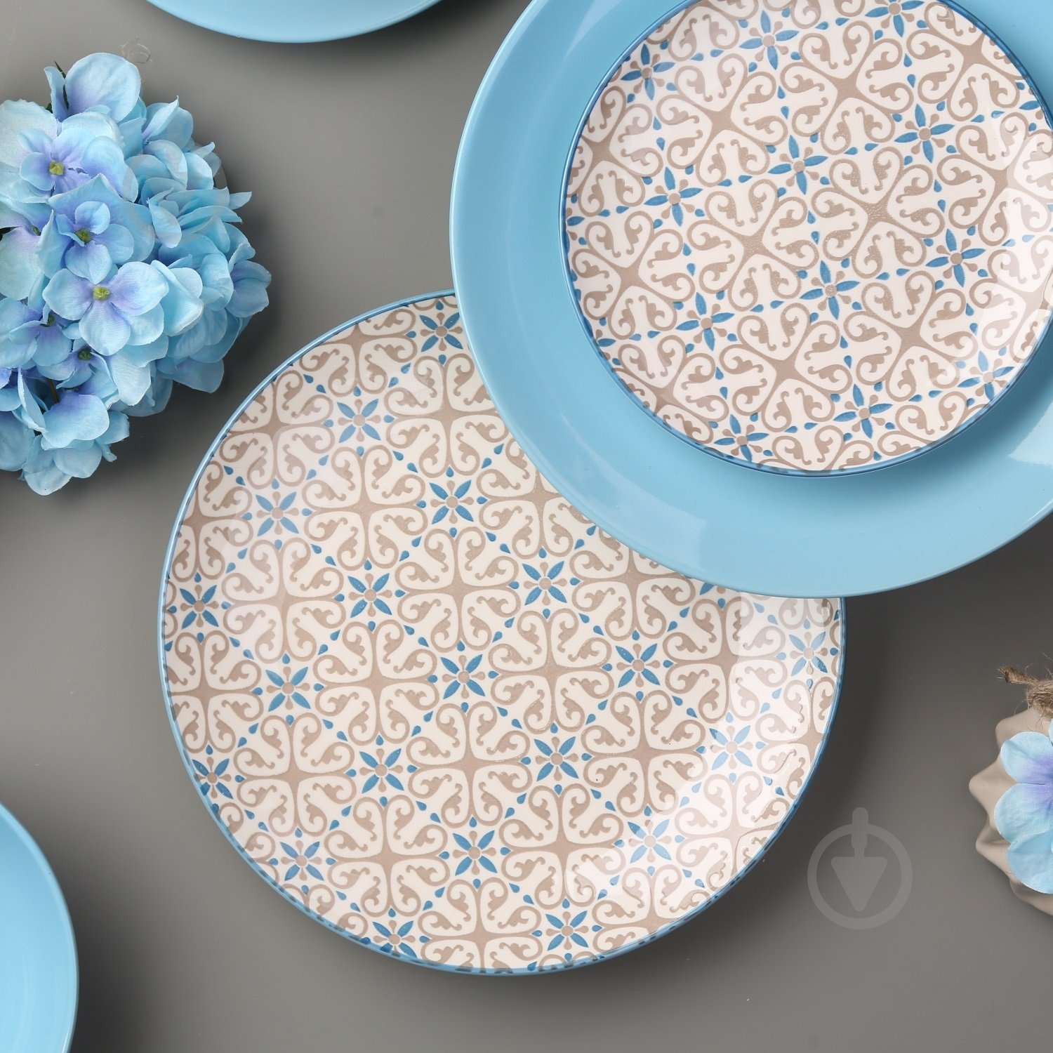 Тарелка обеденная Bella Vita Soft Beige 27 см - фото 3 Тарелка обеденная Bella Vita Soft Beige 27 см - фото 3