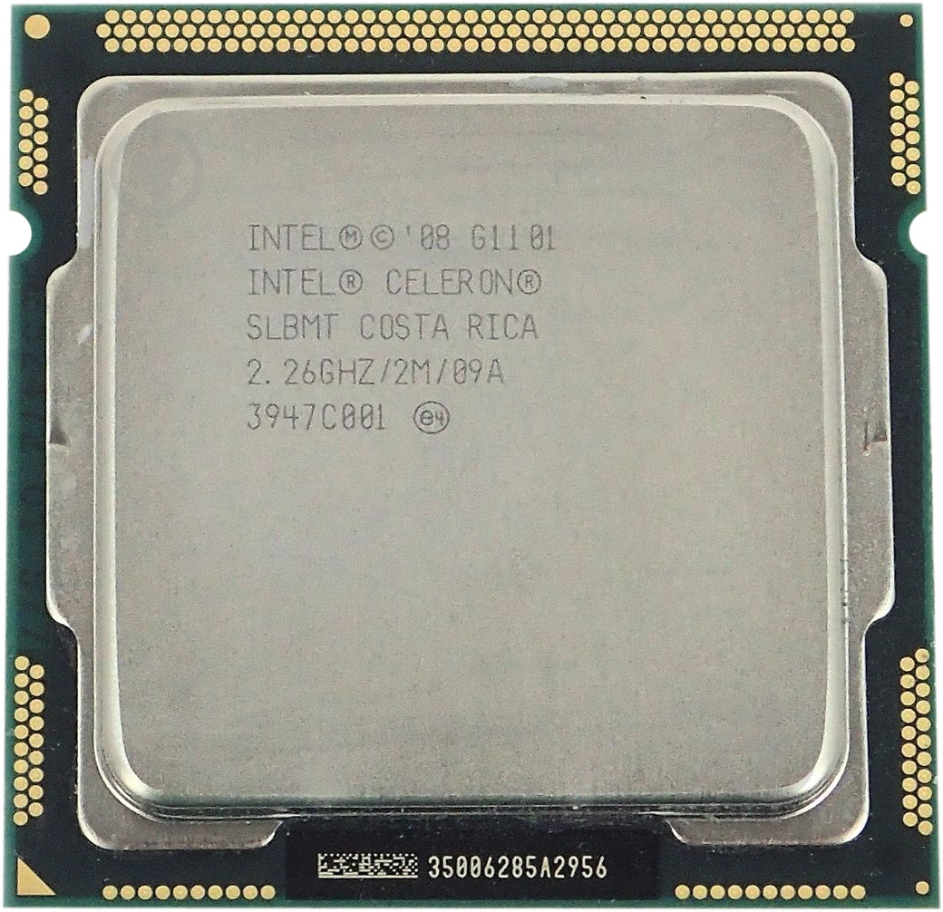 Процесор Intel Tray (CM80616004596AC) Intel Celeron G1101 2/2 2.26GHz 2M LGA1156 - фото 1 Процесор Intel Tray (CM80616004596AC) Intel Celeron G1101 2/2 2.26GHz 2M LGA1156 - фото 1