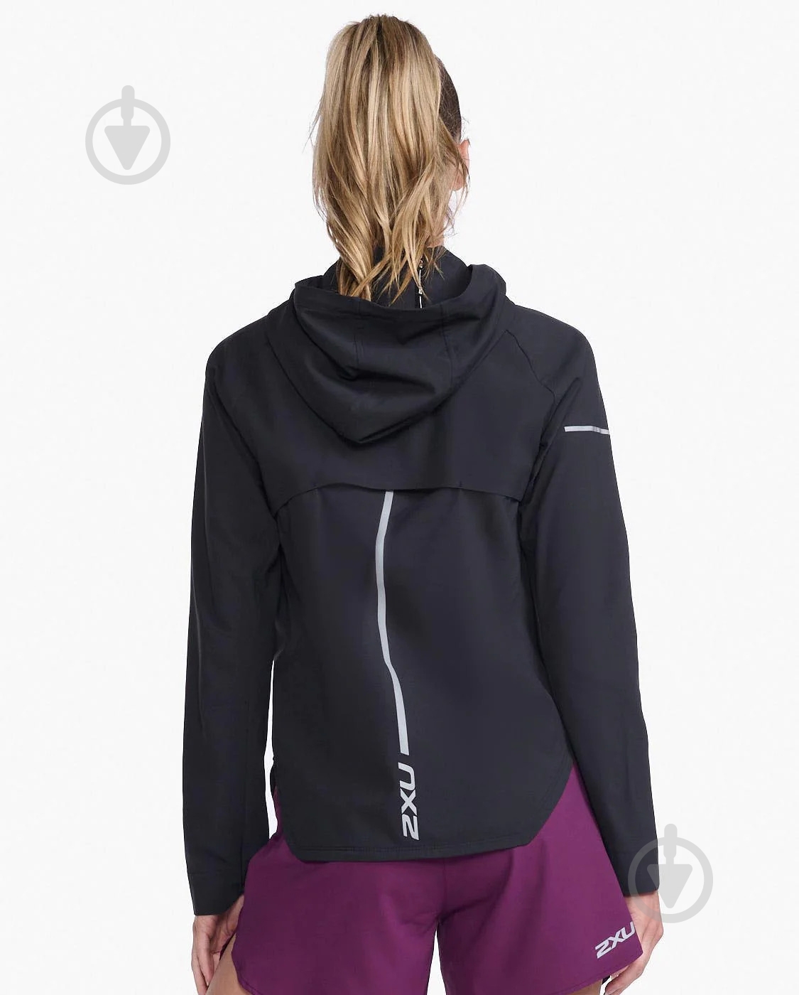 Куртка женская 2XU Aero Jacket WR6859a_BLK/SRF р.XXS - фото 2
