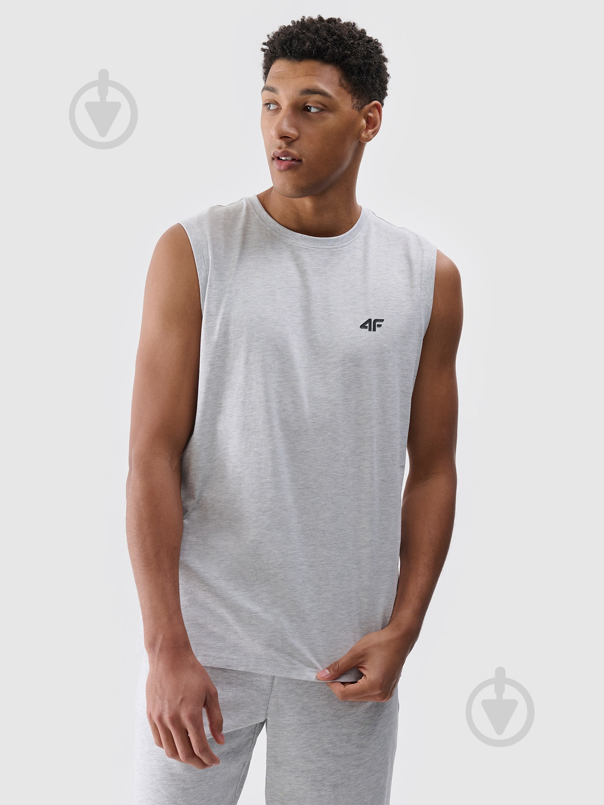 Майка 4F р.L серый - фото 1
