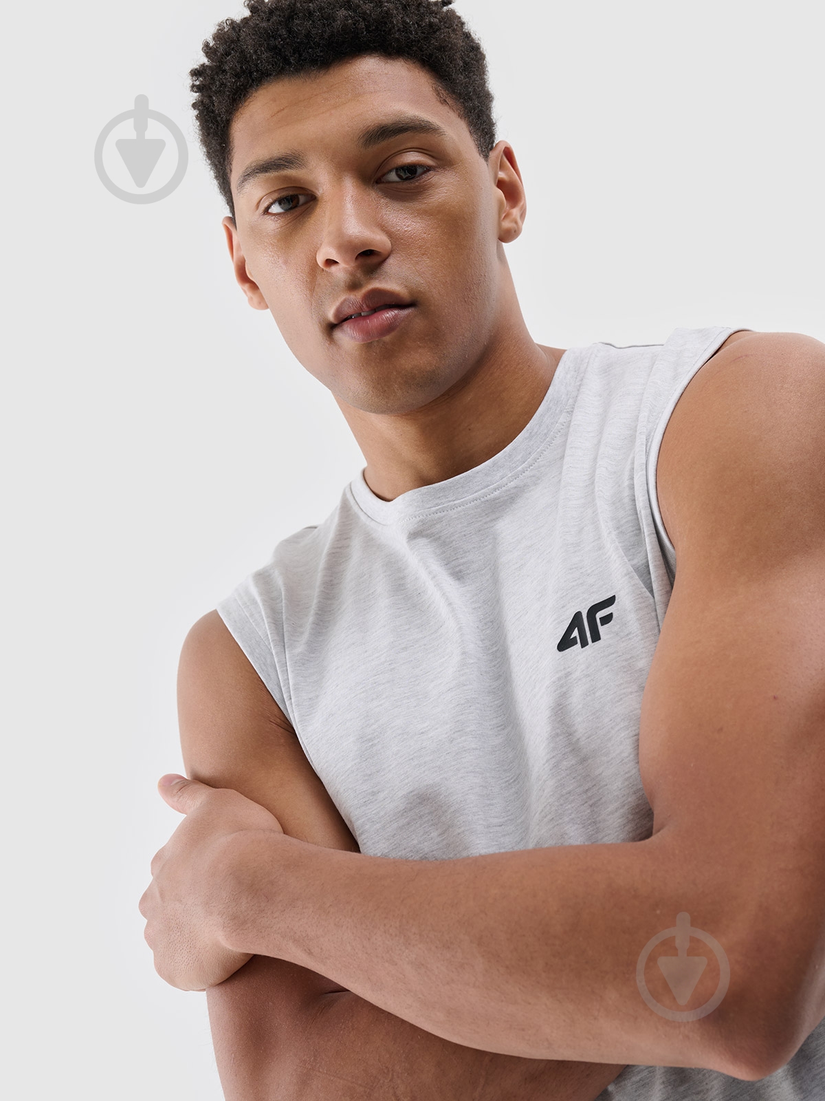 Майка 4F р.L серый - фото 3