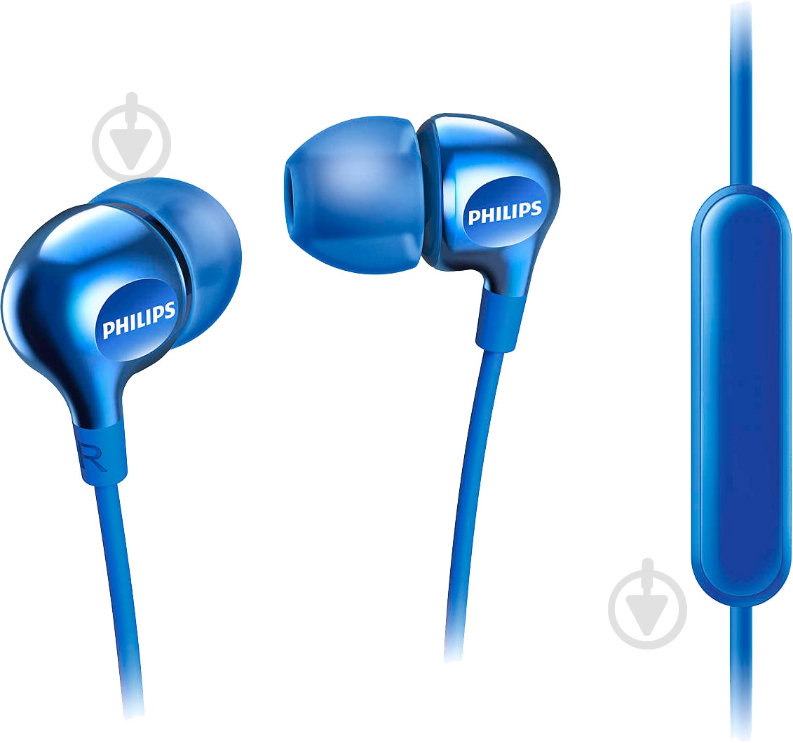 Наушники Philips SHE3705RD/00 blue - фото 2 Наушники Philips SHE3705RD/00 blue - фото 2