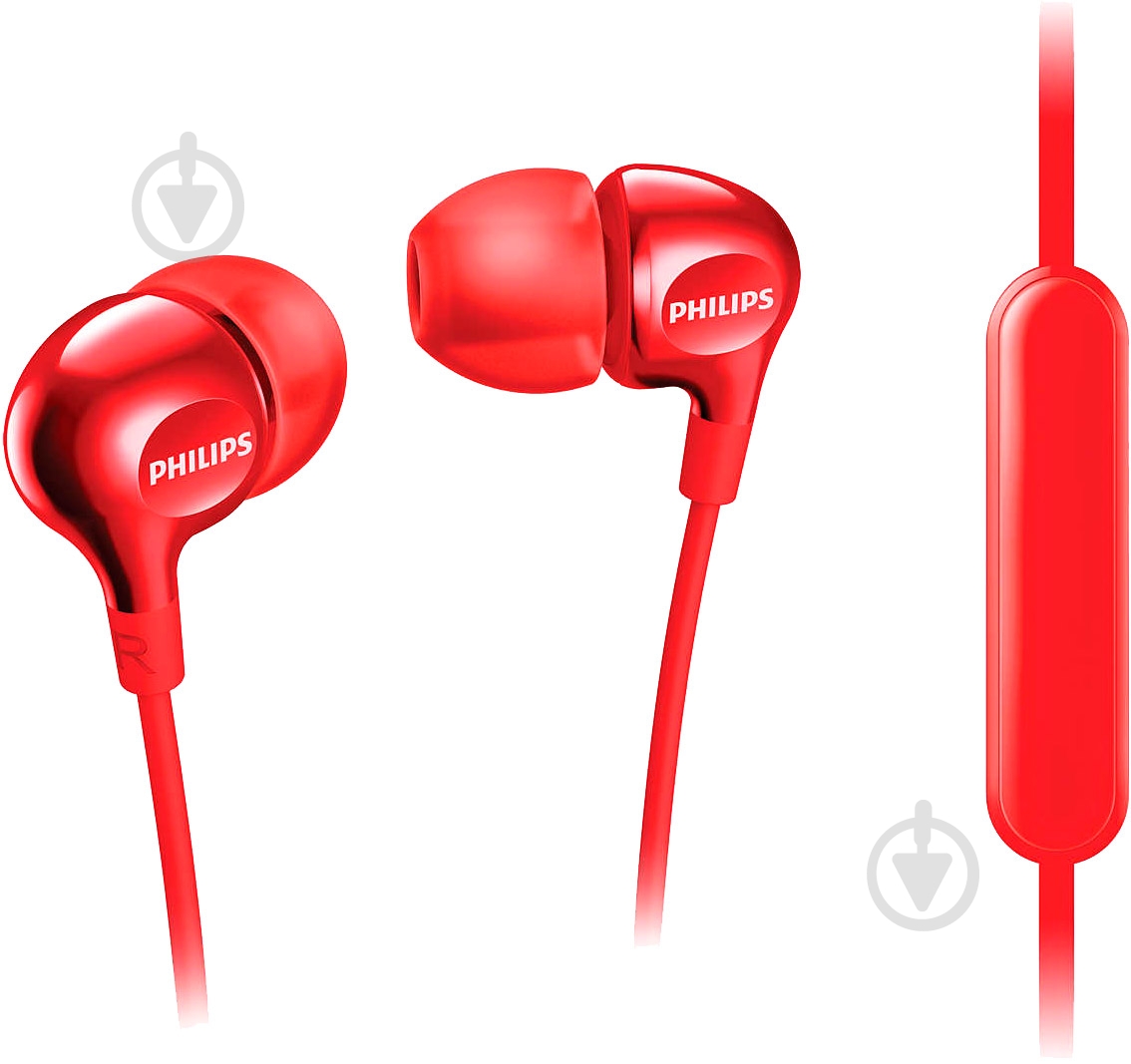 Наушники Philips SHE3705RD/00 red - фото 2 Наушники Philips SHE3705RD/00 red - фото 2