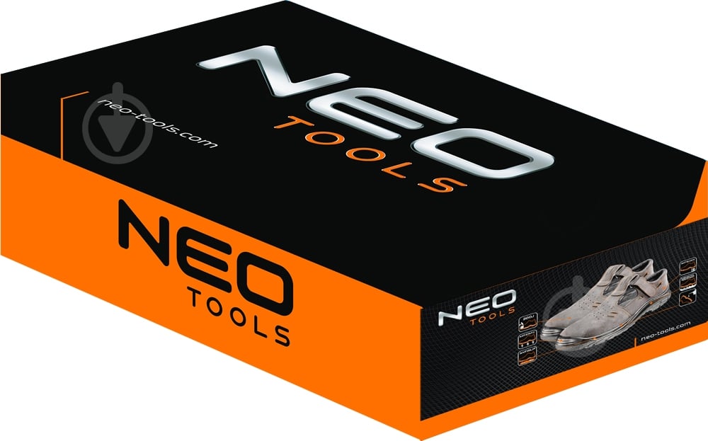 Сандалі робочі NEO tools S1 SRA з композитним підноском р.46 82-087 сірий - фото 2 Сандалі робочі NEO tools S1 SRA з композитним підноском р.46 82-087 сірий - фото 2