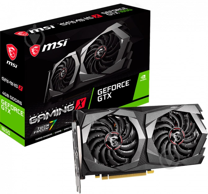 Видеокарта MSI GeForce GTX 1650 Gaming X 4GB GDDR6 128bit (GTX 1650 D6 GAMING X) - фото 5