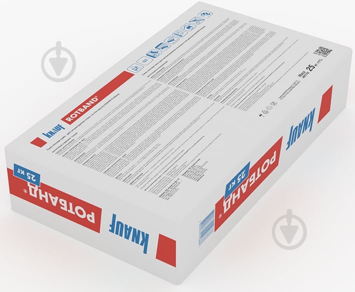 Штукатурка Knauf Rotband (гіпсова універсальна) 25 кг - фото 2