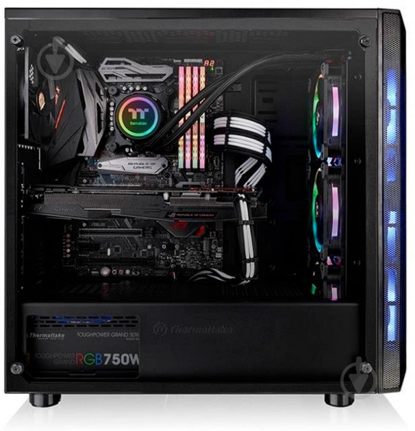 Корпус Thermaltake Versa J23 Tempered Glass RGB Edition - фото 7