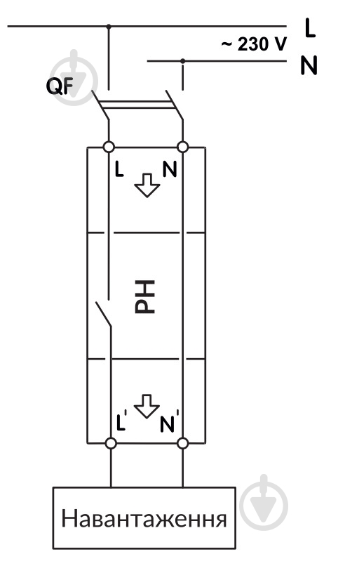 Реле напряжения Новатек РН-63ТС NTRN06302 - фото 2