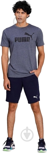 Футболка Puma ESS Heather Tee 58673606 р.S синий - фото 3