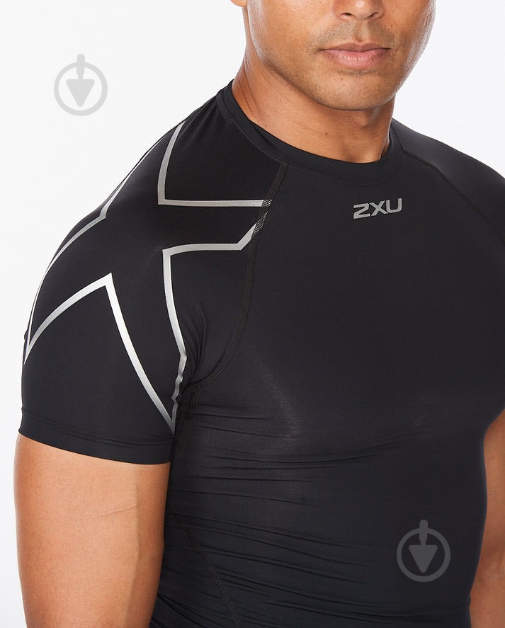 Футболка Core Compression Short Sleeve MA6399a_BLK/SIL р.3XL чорний - фото 5