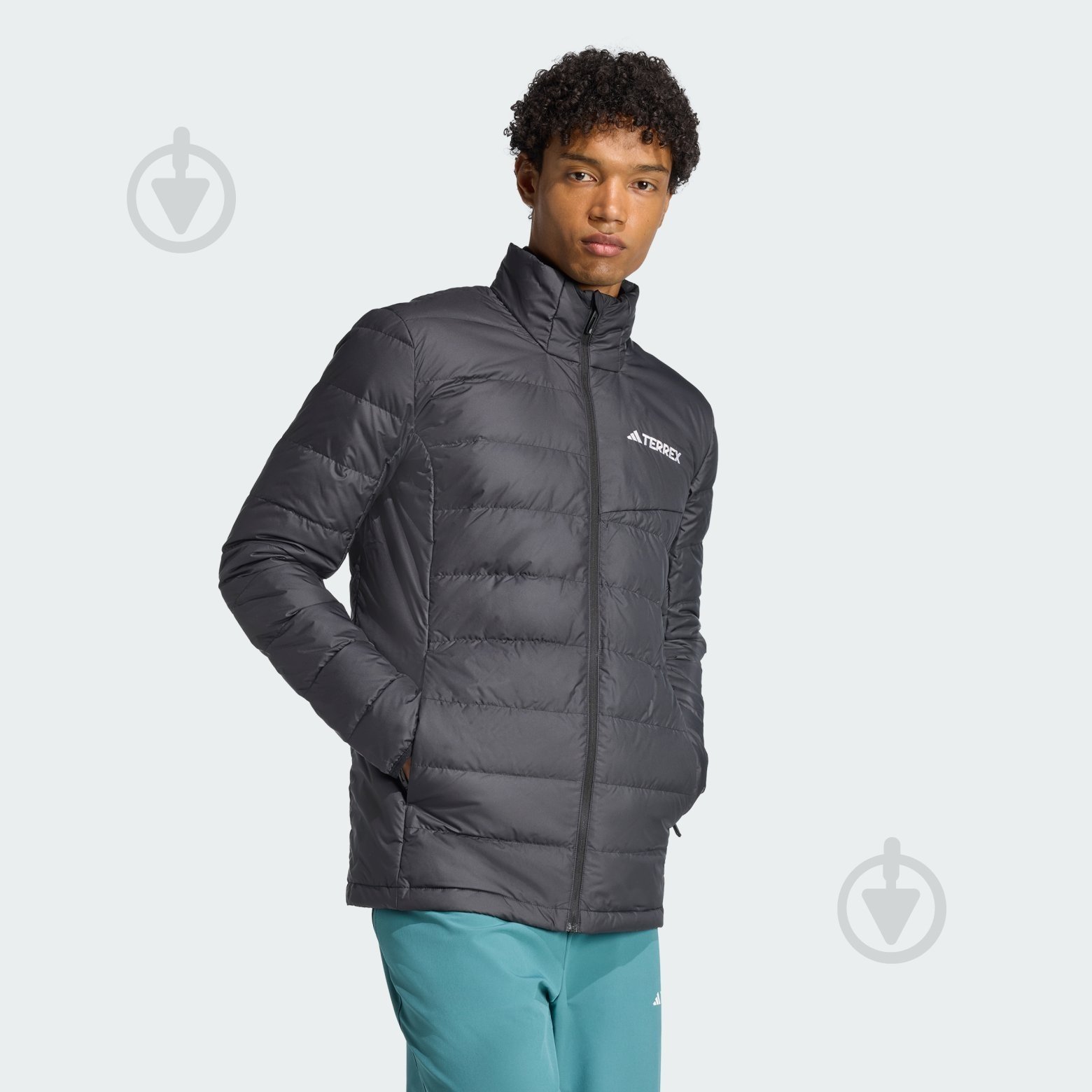 Пуховик чоловічий зимовий Adidas Mt Down Jacket JZ9966 р.2XL чорний - фото 3 Пуховик чоловічий зимовий Adidas Mt Down Jacket JZ9966 р.2XL чорний - фото 3