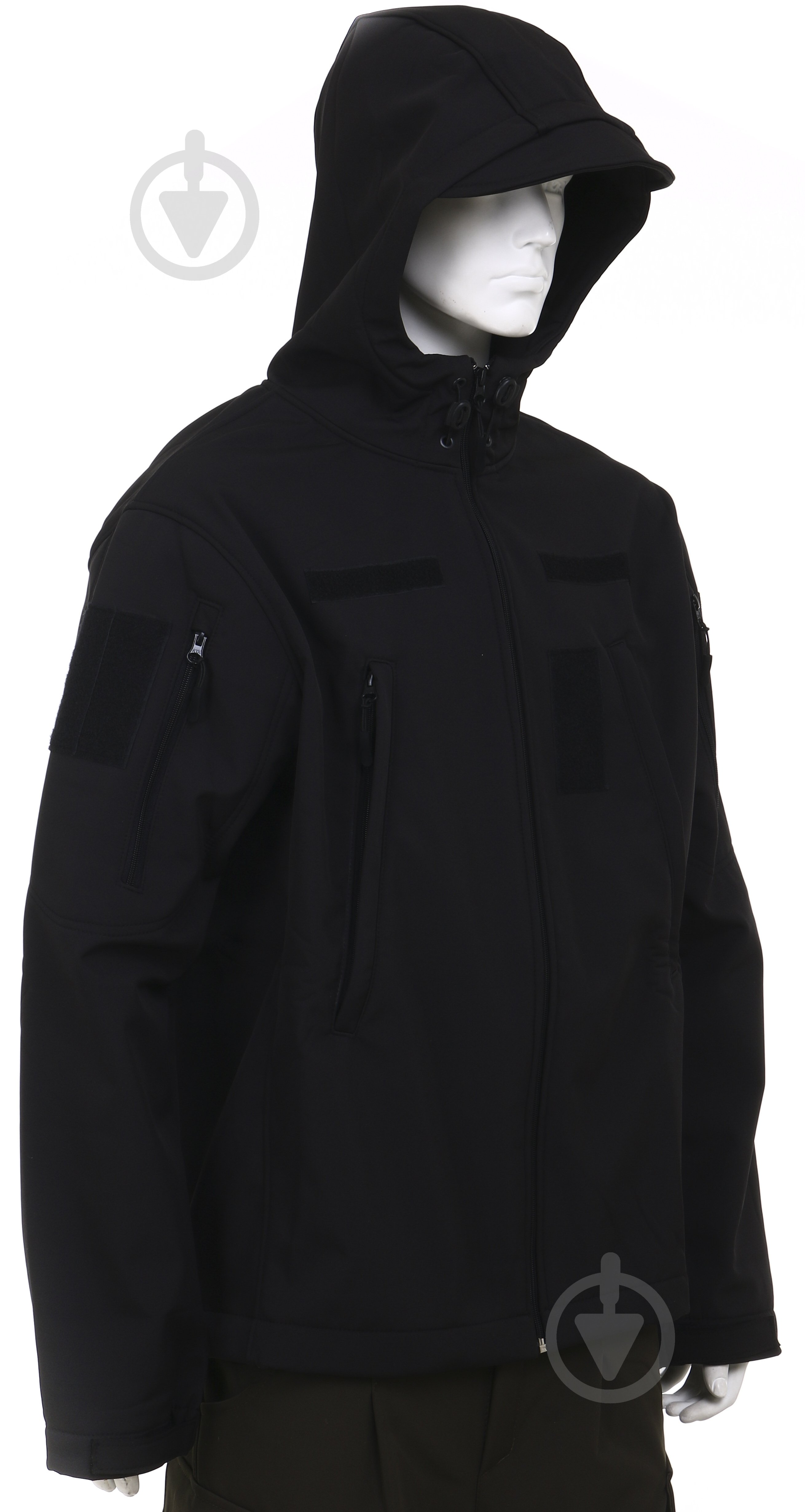 Куртка мужская LOGOS-Tac тактическая "Softshell" теплая, под шеврон 04-07-00-0012 р.S черная - фото 4 Куртка мужская LOGOS-Tac тактическая "Softshell" теплая, под шеврон 04-07-00-0012 р.S черная - фото 4