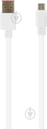 Кабель Promate LinkMate-U2F USB - microUSB 1,2 м белый (linkmate-u2f.white) - фото 1 Кабель Promate LinkMate-U2F USB - microUSB 1,2 м белый (linkmate-u2f.white) - фото 1