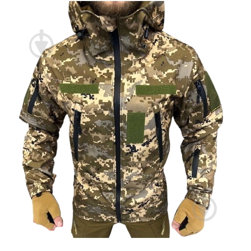 Куртка мужская LOGOS-Tac тактическая "Softshell" теплая, под шеврон 04-07-00-0012 р.S пиксель - фото 1 Куртка мужская LOGOS-Tac тактическая "Softshell" теплая, под шеврон 04-07-00-0012 р.S пиксель - фото 1