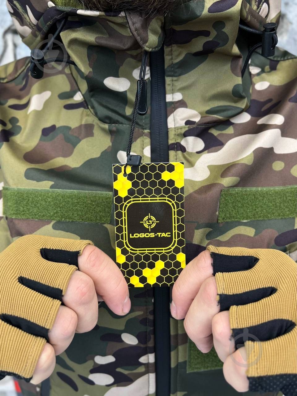 Куртка мужская LOGOS-Tac тактическая "Softshell" теплая, под шеврон 04-07-00-0012 р.S мультикам - фото 4 Куртка мужская LOGOS-Tac тактическая "Softshell" теплая, под шеврон 04-07-00-0012 р.S мультикам - фото 4