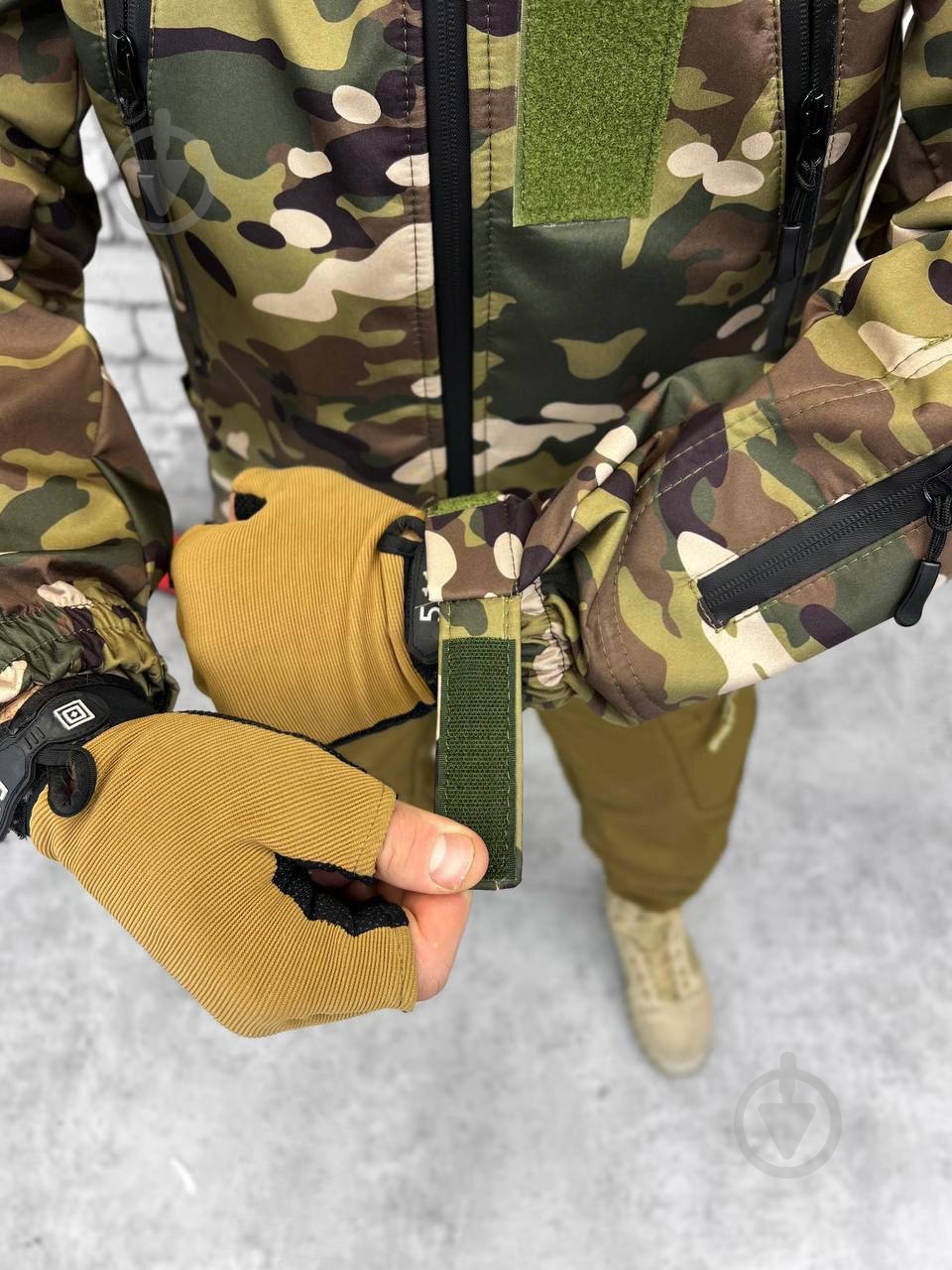 Куртка мужская LOGOS-Tac тактическая "Softshell" теплая, под шеврон 04-07-00-0012 р.S мультикам - фото 6 Куртка мужская LOGOS-Tac тактическая "Softshell" теплая, под шеврон 04-07-00-0012 р.S мультикам - фото 6