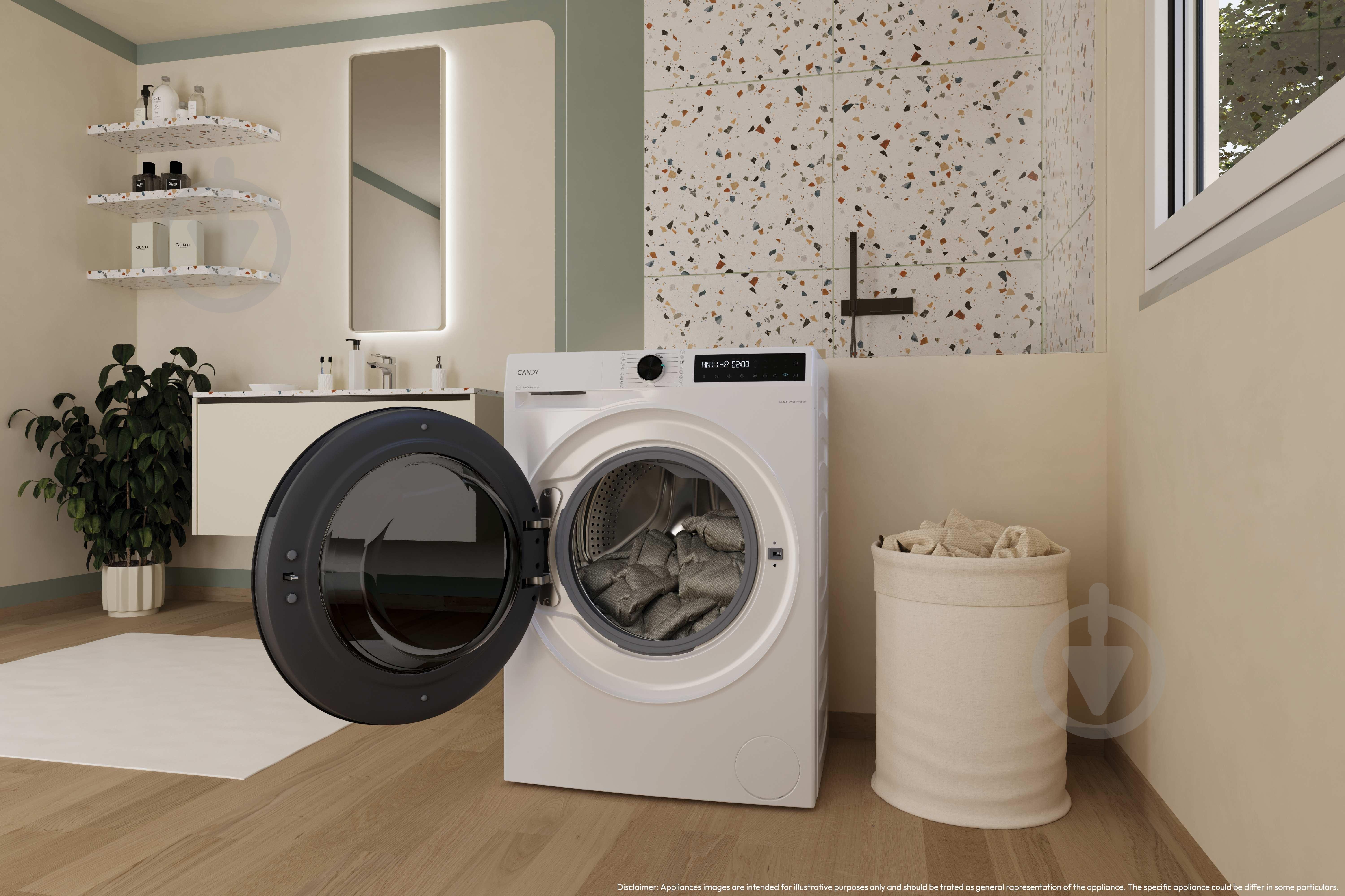 Стиральная машина с сушкой Candy BWR 485SBL6-S - фото 13
