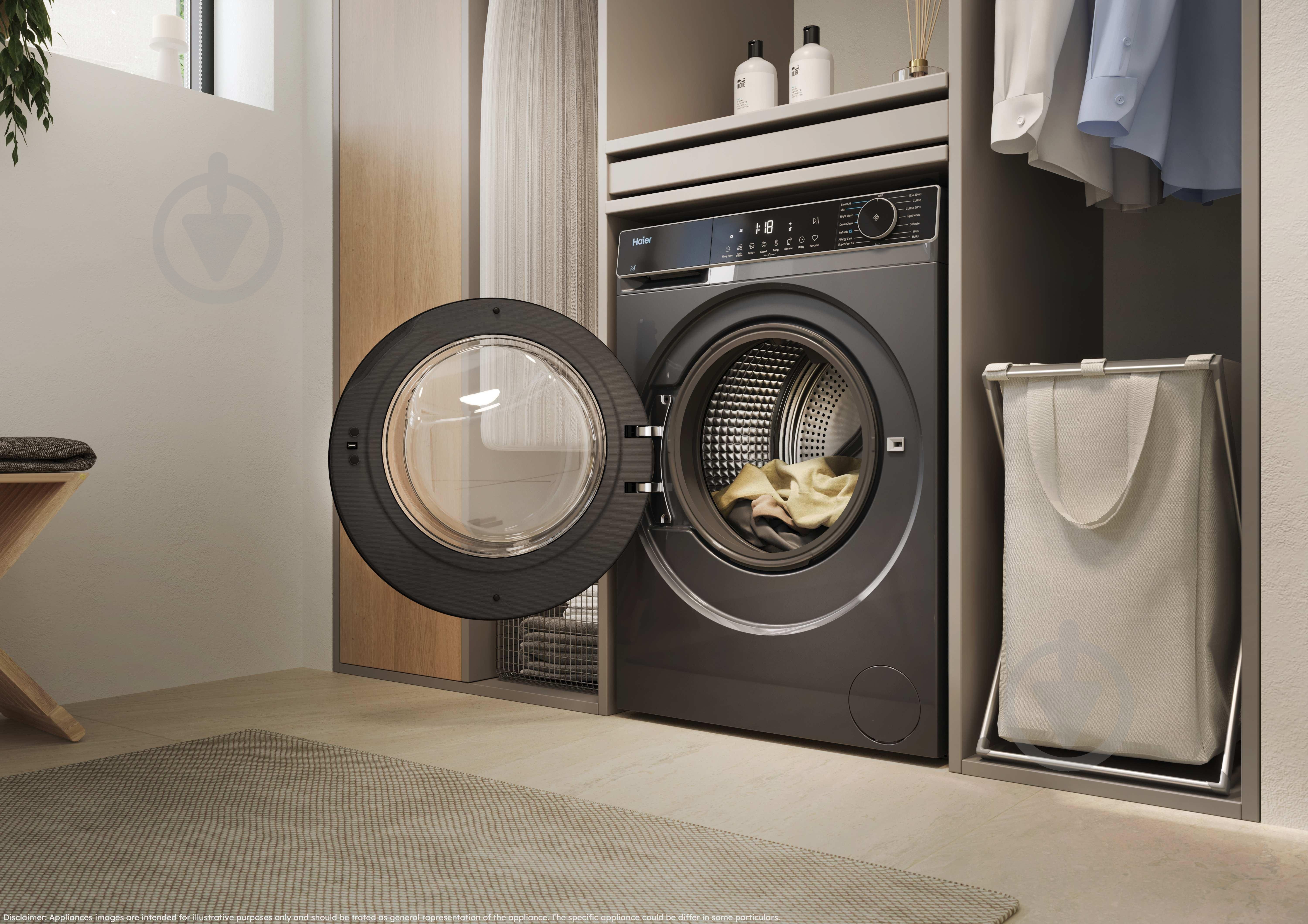 Стиральная машина с сушкой Haier HWD80BP14357GTUS - фото 14