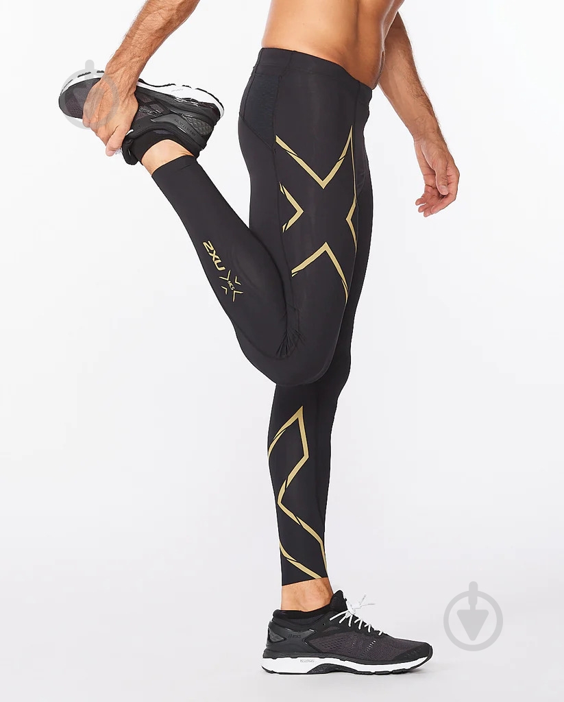 Тайтси Light Speed Compression Tights 1/1 MA5305b_BLK/GRF р.2XL чорний - фото 4