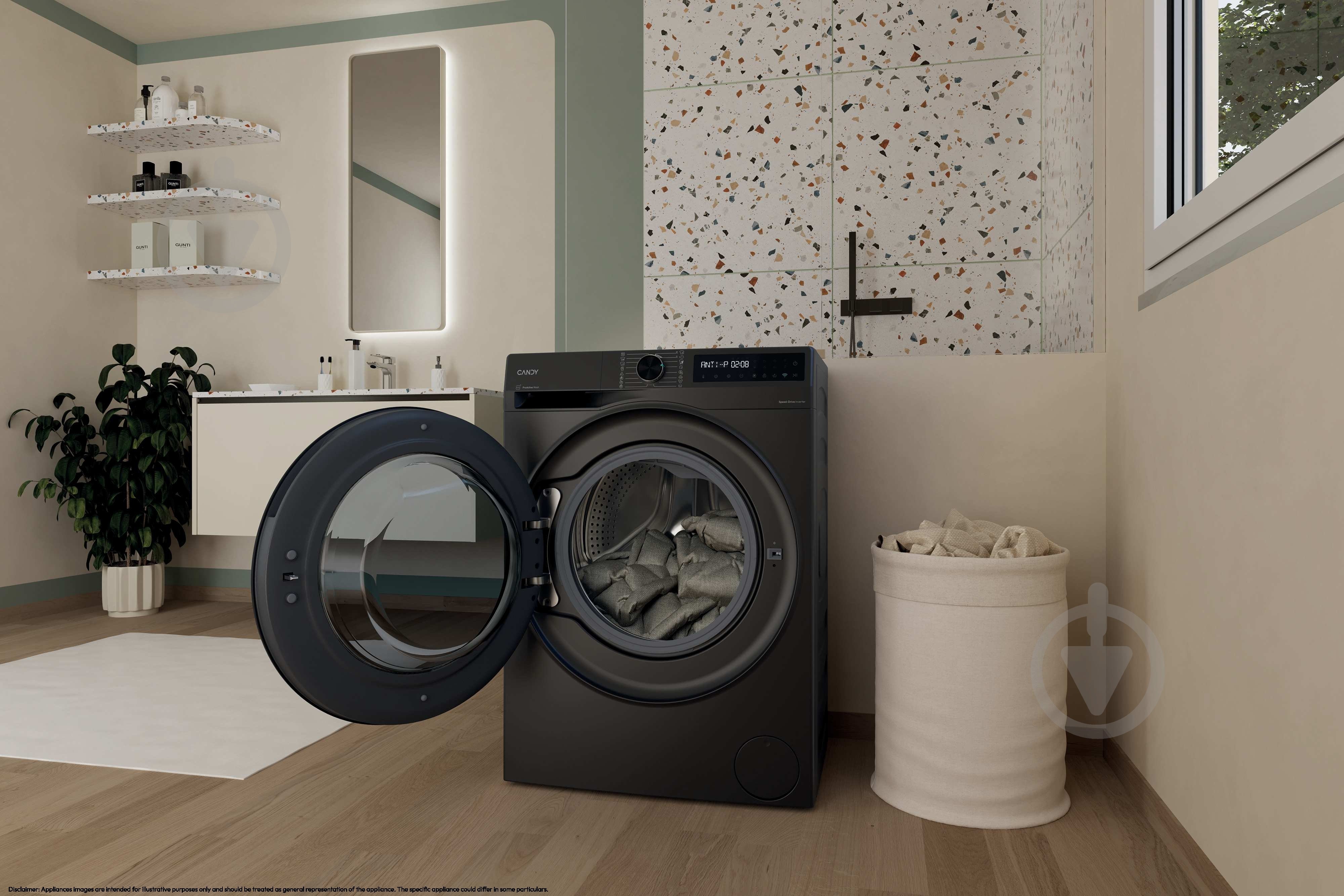 Стиральная машина с сушкой Candy BWR 485SBL6G-S - фото 13