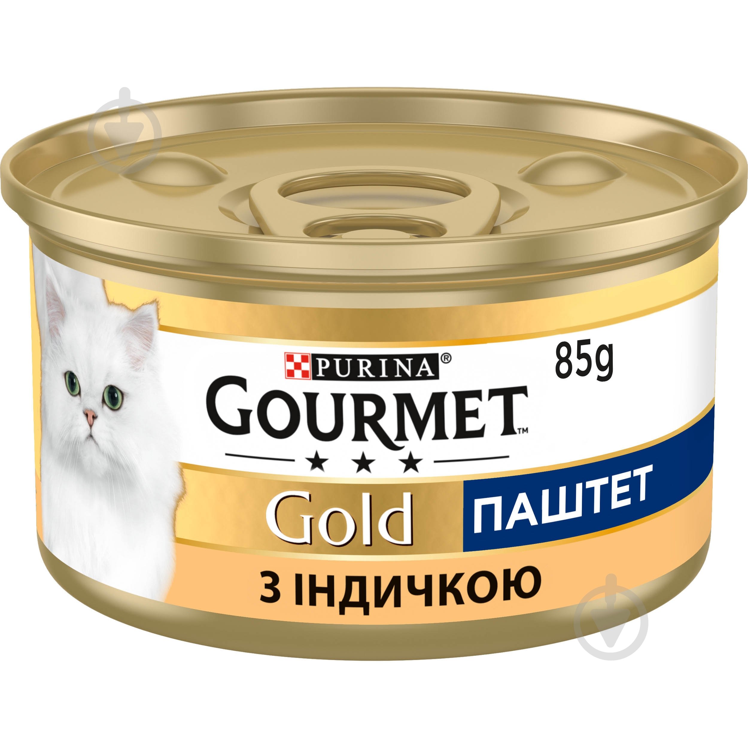 Консерва для котів Gourmet by Purina Gold паштет з індичкою 24 шт. 85 г - фото 2