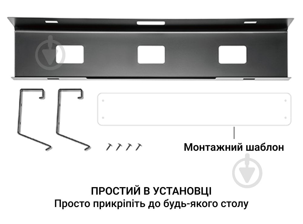 Органайзер для кабеля OfficePro CT310 Black - фото 5