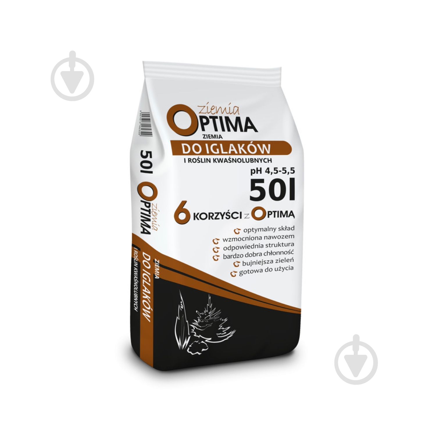 Субстрат Biovita Optima для хвойных 50 л - фото 1 Субстрат Biovita Optima для хвойных 50 л - фото 1