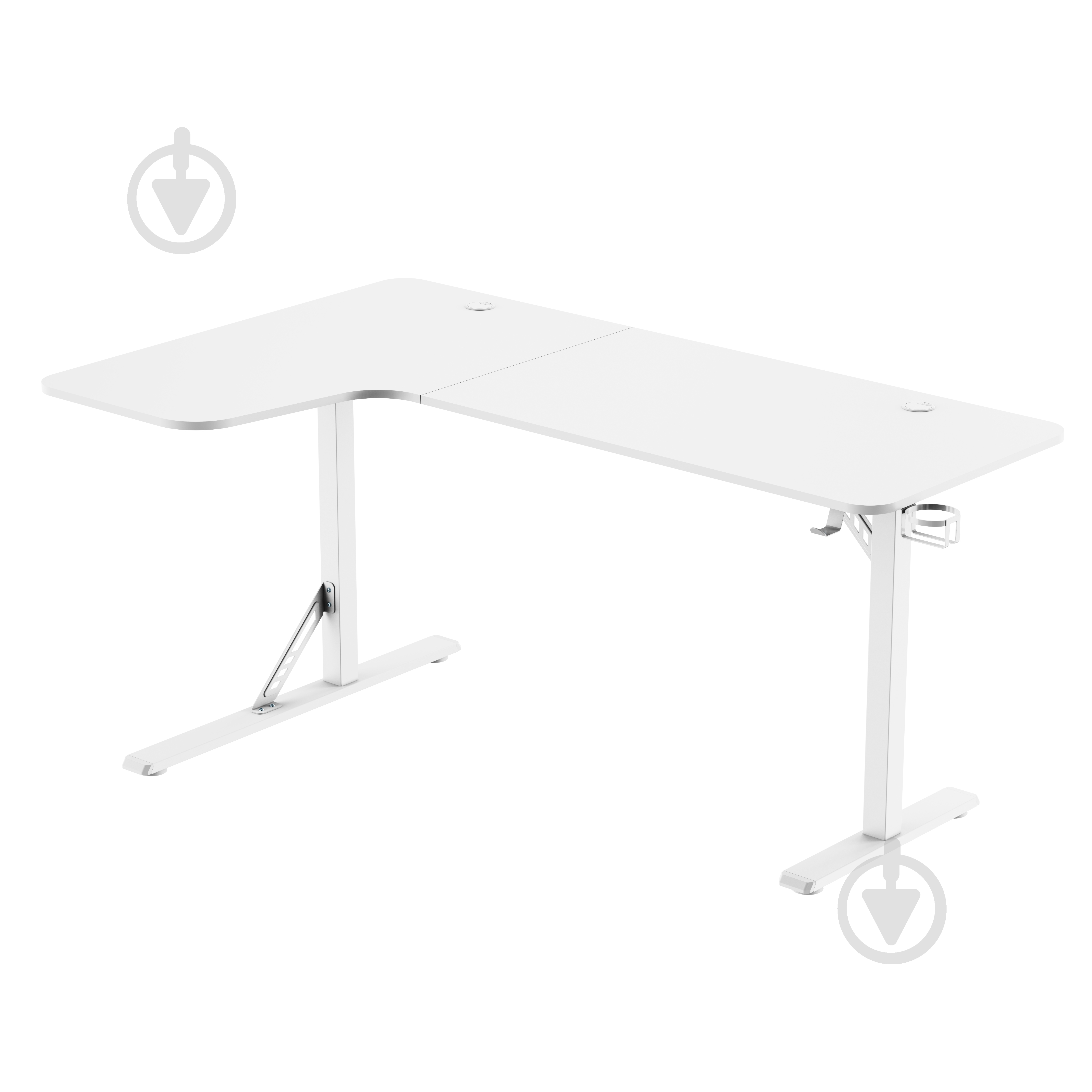 Стол компьютерный GamePro GDC216W White - фото 3