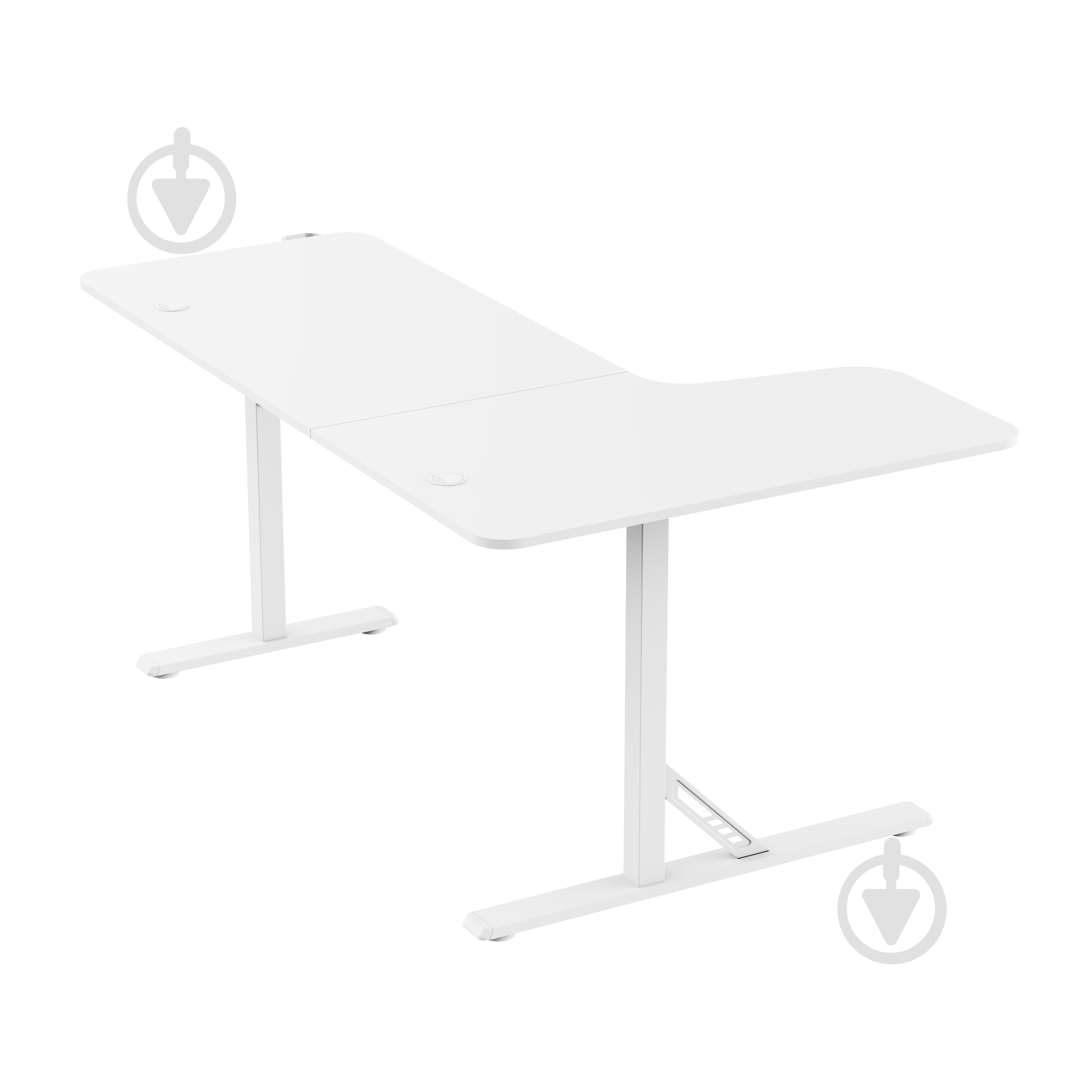 Стол компьютерный GamePro GDC216W White - фото 2